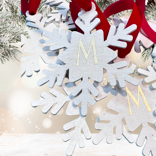 Custom 1 Sided Snowflake Ornaments