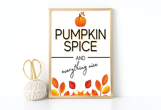 Pumpkin Spice and Everything Nice | Friendsgiving Table Decor | Fall Party Decoration