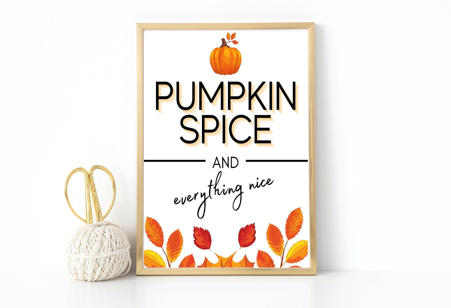 Pumpkin Spice and Everything Nice | Friendsgiving Table Decor | Fall Party Decoration
