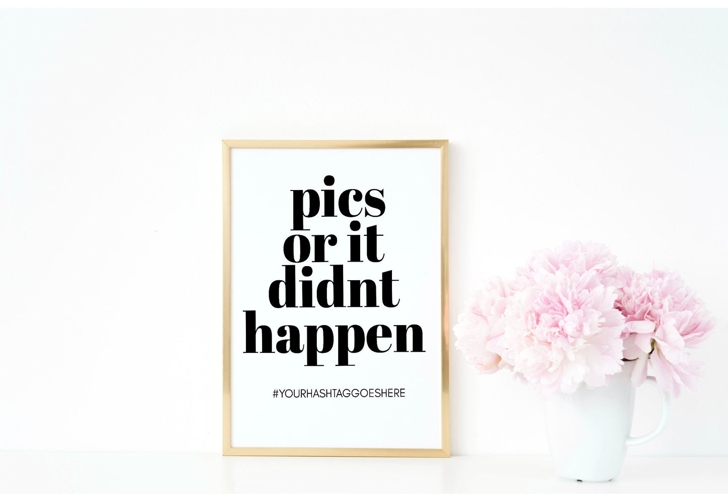 Wedding Hashtag | Printable Social Media Sign| Instagram and Snapchat