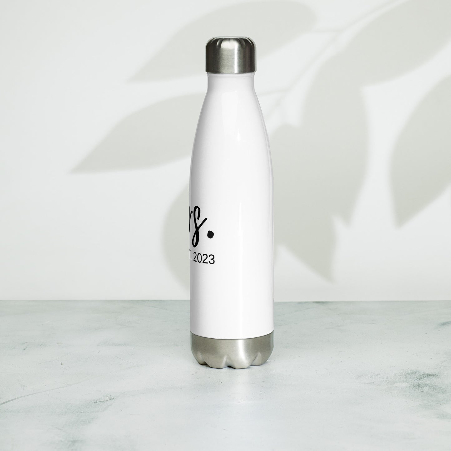Engaged | Bride to Be | Gift for Bride | Mrs Stainless Steel Water Bottle