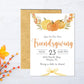 Thanksgiving Dinner Editable Invite | Friendsgiving Invitation | Friends Potluck