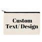 Custom Text/Design Zip Bag